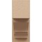 Ekena Millwork 8-in W x 16-in D x 16-in H Balboa Block Rough Cedar Woodgrain TimberThane Outlooker, Primed Tan OUTUR080X16X16BOA44RCPR - alternate 6